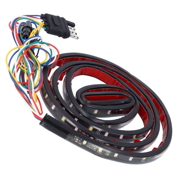 Vanntett 60 tommers LED-lysstripe 5 moduser Hvit Rød Lastebil Seng Belysning