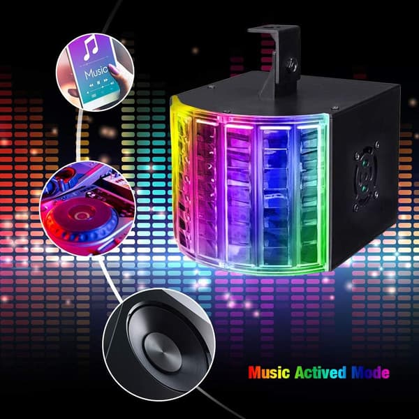 Mode Strobe LED DMX LED-ljus för festljuskontroll, fest, bar, födelsedag