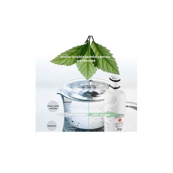 Everydrop by Whirlpool is- og vandfilter til køleskab 2, EDR2RXD1, enkeltpakke Black