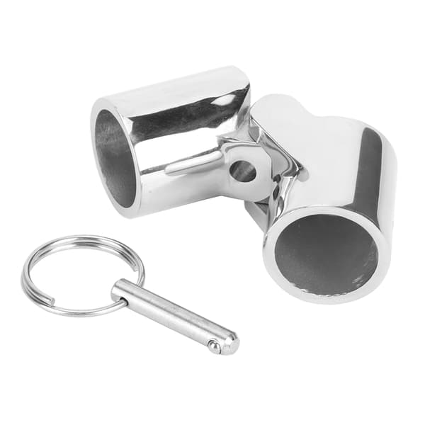 Marine Rustfrit Stål Foldbar Drejelig Koblingsrør Rørforbindelse med Tip Bådtilbehør 25mm 0,98in