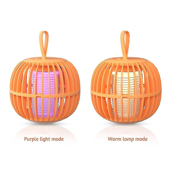 2 i 1 Noiseless Mosquito Killer Lampa Uppladdningsbar