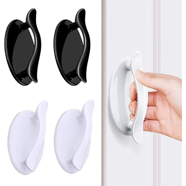 4st självhäftande fönsterhandtag, självhäftande handtag
