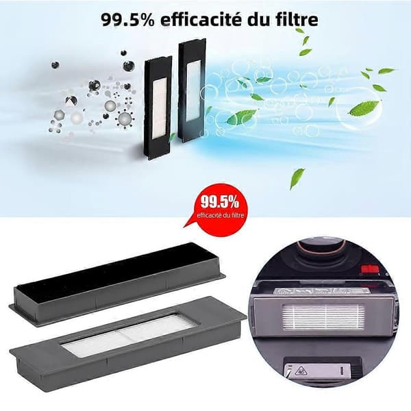 Reservedeler til Ecovacs DEEBOT N10+/N10 Plus, OZMO N8+/N8 Pro+ tilbehørssett, T8+/T8 AIVI+/T9+ tilbehørssett
