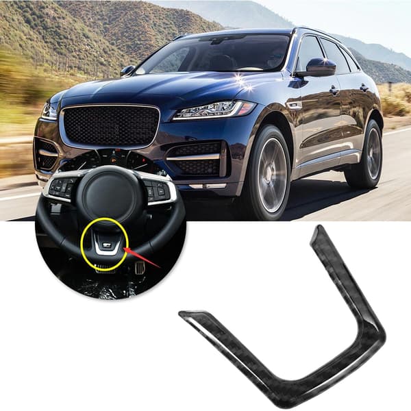 Jaguar XE XF F Pace E Pace U-formet ratramme trim mærkat dækning