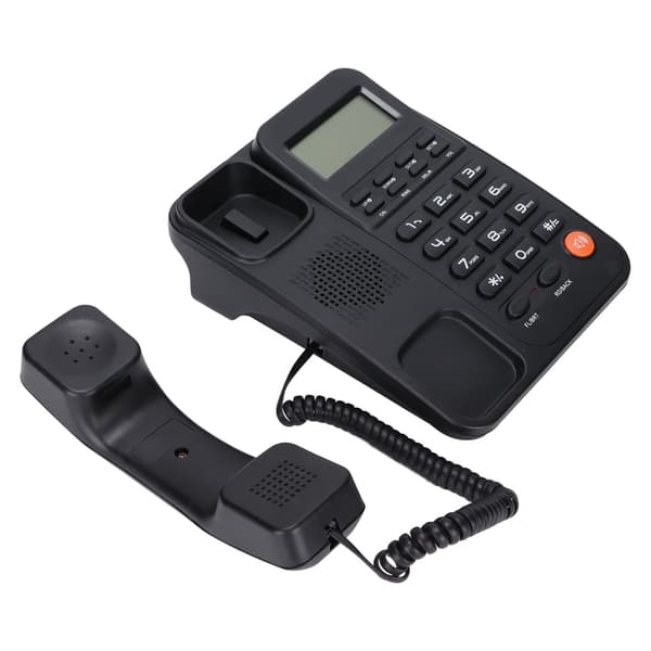 KXT2026CID Kontor Hotel Hjem Fastnettelefon 24 Ringetoner Support Sort