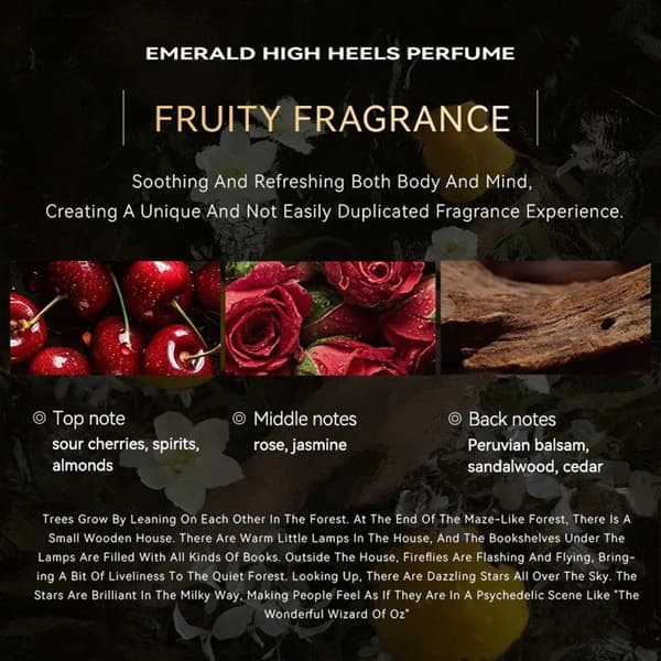 【DENGTU】Deold Emerald HighHeels Parfume 30ml EDP – Klassisk & Elegant Duft til Kvinder 250