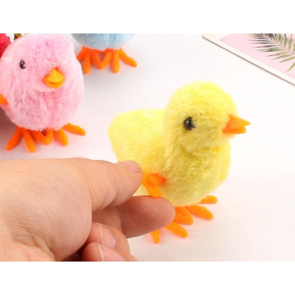 Wind Up Chicken Clockwork Toy Easter Egg Jumping Toys 3.15 x 2.36 inch