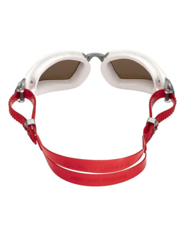Aquasphere Kayenne Pro -uimalasit - polarisoidut linssit Vit/röd/brun