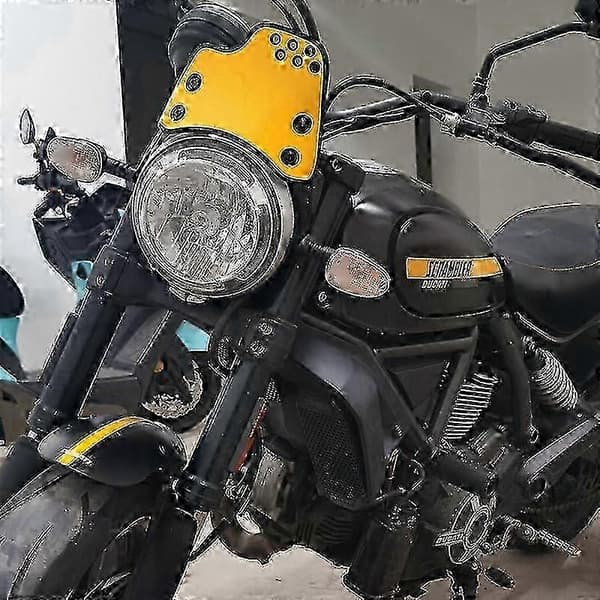 Motorcykel Forrude, Flyscreen til Ducati Scrambler 2015-2021 Dark Grey