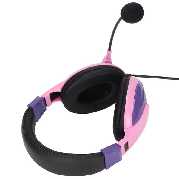 Somic Electronics Gaming Headset med Mikrofon Lilla Multifunksjonell Plugg for Datamaskin og Mobiltelefon