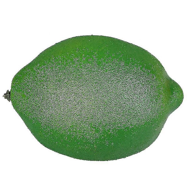 6 kpl Simulaatio Sitruunamalli Fake Fruit Sitruuna Vihreä Sitruuna Varhaiskasvatusrekvisiitta koristelu