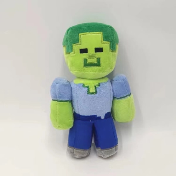 Min världsdocka, plyschgåva 20cm small green zombie