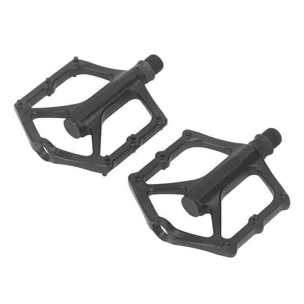2 par sorte platformscykelpedaler skridsikre cykeldele med lejer til mountainbikes