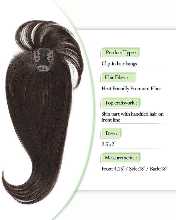 Clip In Hårfransar Extensions Franska Hårfransar Snygga Hårfransar Hårstycken