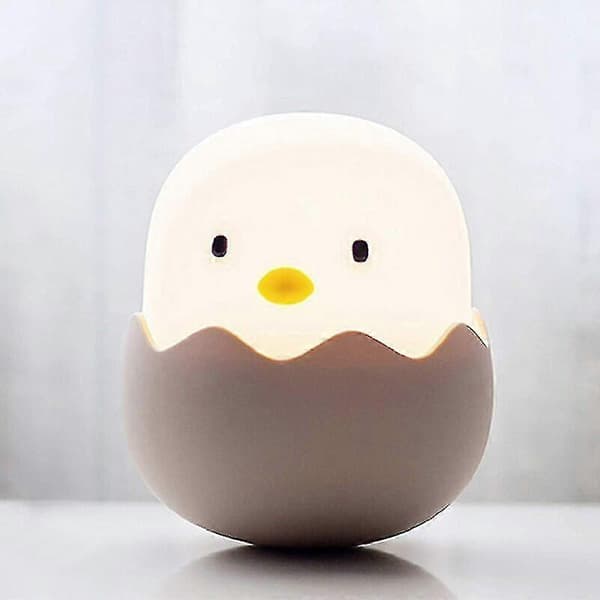 Nattlys for barn, babynattlys, oppladbart nattlys for barn, kyllingnattlys, lite nattlys USB-lading Warm yellow light