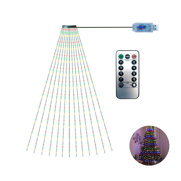 Festive LED-lys for julepynt, hage, fest, camping - skap en magisk atmosfære