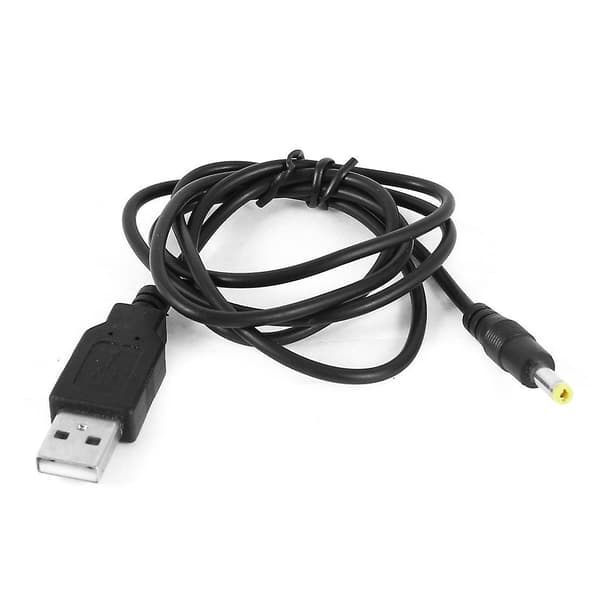 USB-opladerkabel til Panasonic HC-V180 videokamera opladerledning sort[dt]
