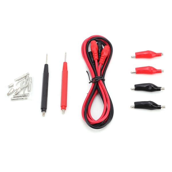 6 i 1 Multifunksjon Digitalt Multimeter Test Ledning Probe Wire Penn Kabel Alligator Clip Sett