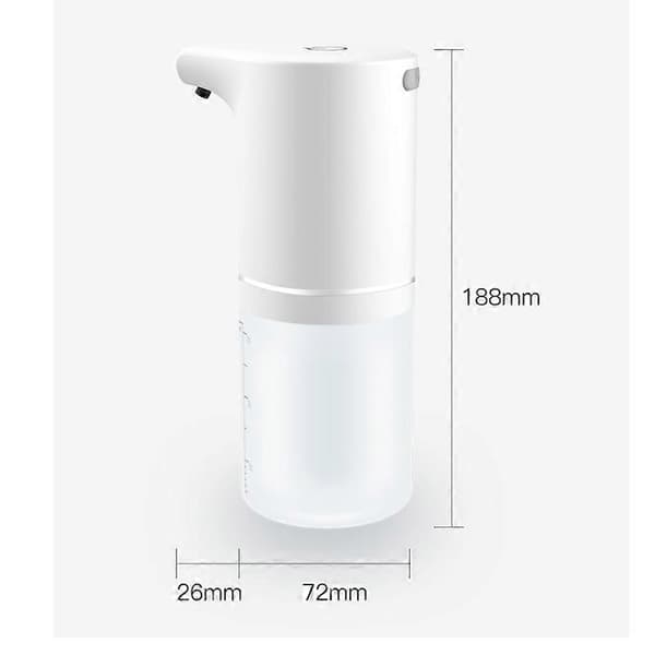 Husholdnings sæbedispenser køkken badeværelse skumsæbedispenser pumpeflaske automatisk USB-opladning