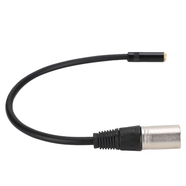 3,5 mm hun til XLR han zinklegering lydadapterkabel patchledning