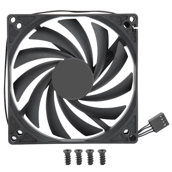 Ultratynn PC-køler 12V PWM CPU-blæser til stationær computerkøling