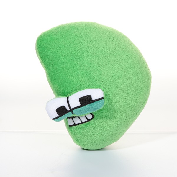 20 cm Alphabet Lore plysch kudde docka LetterD