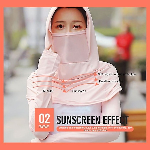 Sommar utomhus Ice Silk Sleeve Solskyddsutrustning (vit)