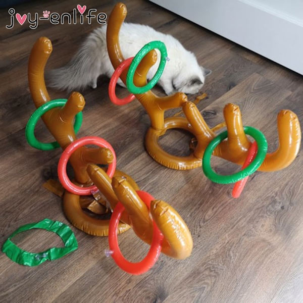 Christmas Ren Ring Toss Game-Standard Set