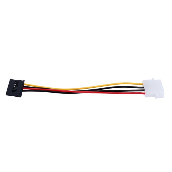 1st IDE til SATA Strømadapterkabel Konverter 4-pin IDE til 15-pin SATA Strøm
