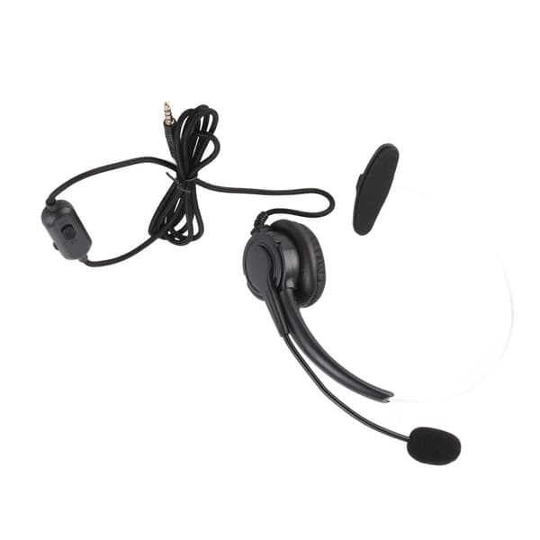 Trucker-headset med støyreduserende mikrofon og volumkontroll
