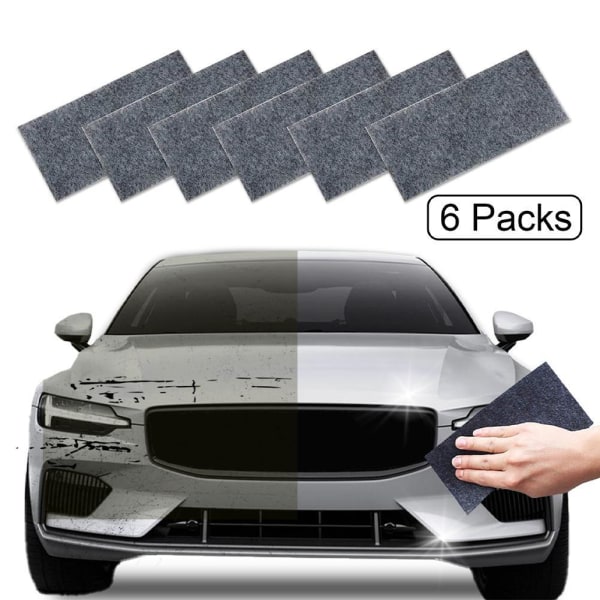6-pack Nano Sparkle Cloth Bilreparationsduk Nano Magic Cl