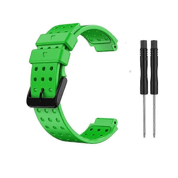 Rem til Garmin Approach S20 Monokrom Urrem til Garmin Approach S20 Silikone Erstatning Mode Armbånd til Garmin Green