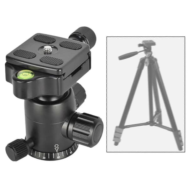 [DT]Universal stativkuglehoved med quick release-plade til SLR DSLR-kamera alsidig