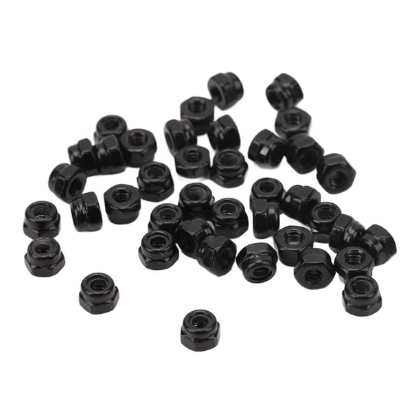 40st RC Hjul Låsmutter M2.5 Hex Järn Tillbehörsset för Traxxas 1 18 Klätterbil