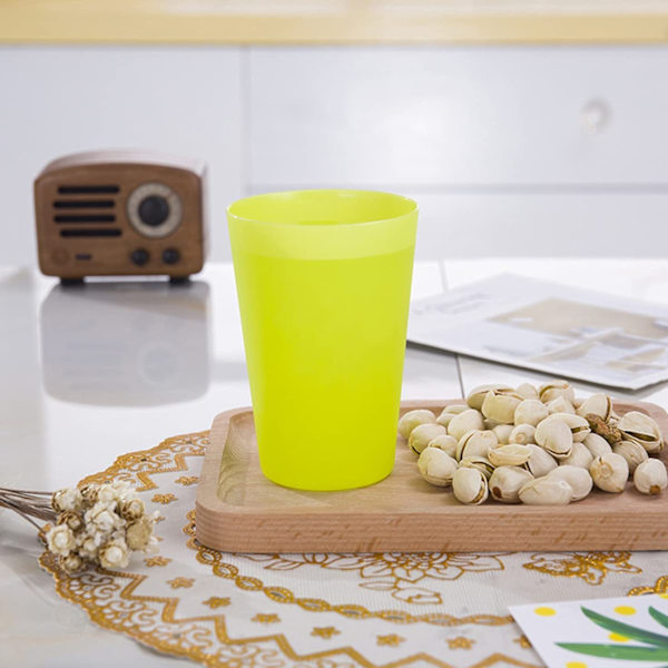 3st 260ML gula plastmuggar Hemma dricksfest yellow