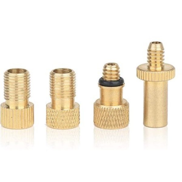 cykel ventil adapter cykel ventil stack ventil adapter Gold 4-piece set