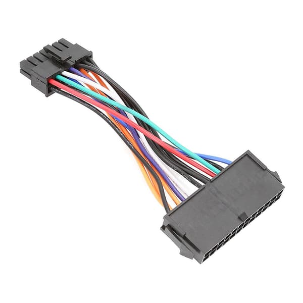 24 ben til 14 ben strømkabel (3,94 tommer 18AWG) ATX PSU hovedstrømadapterkabel til IBM Q77 B75 Notebook Mainbo[dt] Multicolor