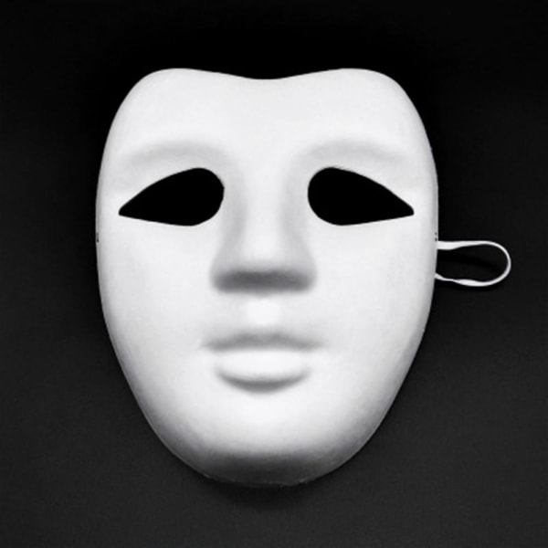 10 stycken Halloween-masker gjorda av plast B