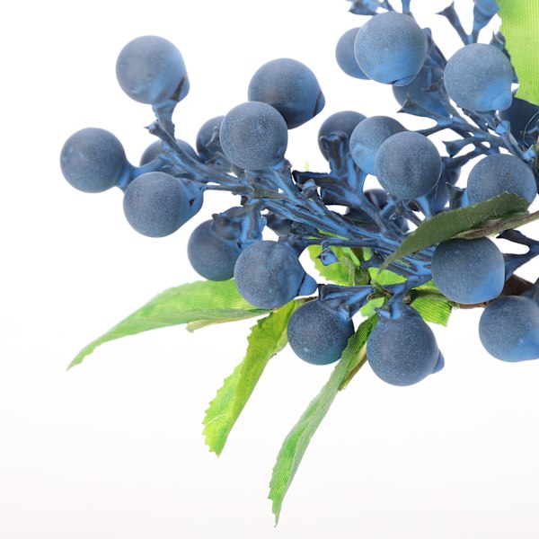 Blåbærfarget skum Berry kunstige blomster for myk hjemmeinnredning og landskapsdesign