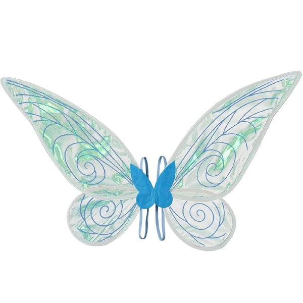 Butterfly Fairy Dress Up Princess Sparkling Sheer Angel Wings