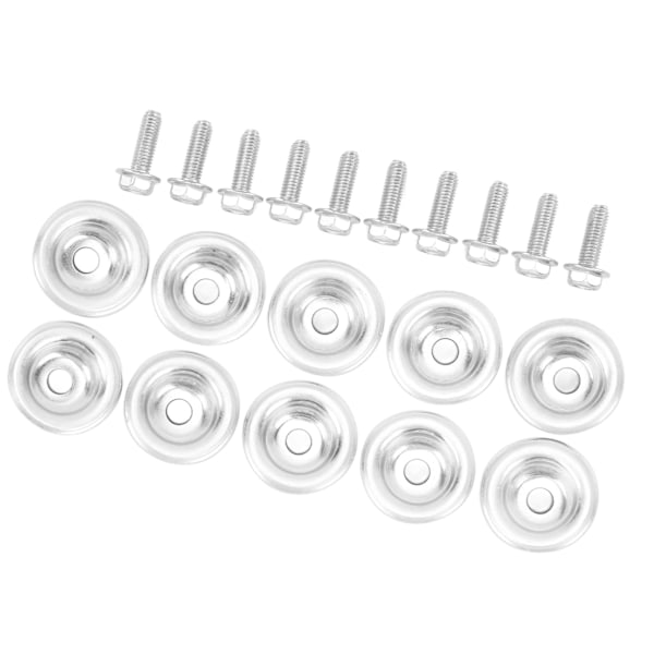 20-delt UTV Skid Plate Vaskemaskin Bolt Sett 7556065: Holdbart Metall Erstatningssett for Polaris RZR 570 800 900