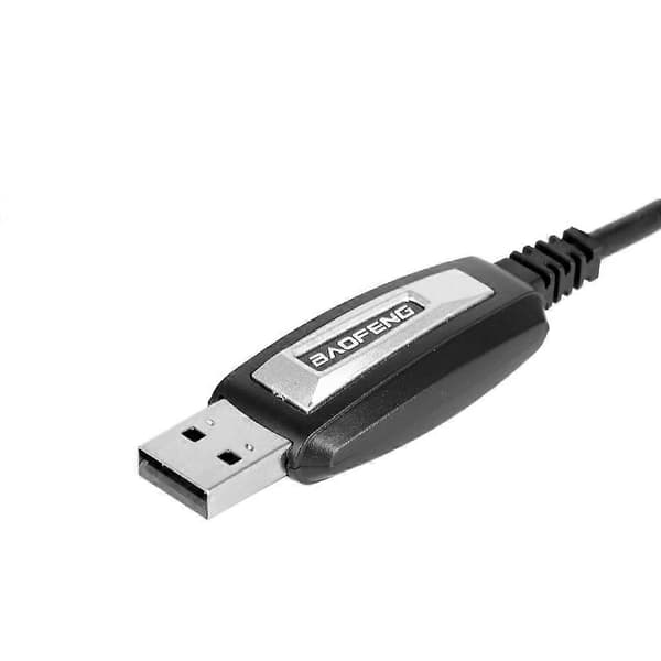 BAOFENG Universal 2-pinners USB-programmeringskabel for Puxing/Baofeng/Wouxun bil-walkietalkie