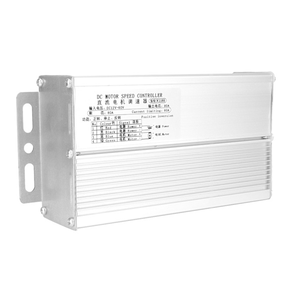 DC Børste CCW CW Motor Hastighetskontroller 12V til 60V 80A Guvernør Regulator