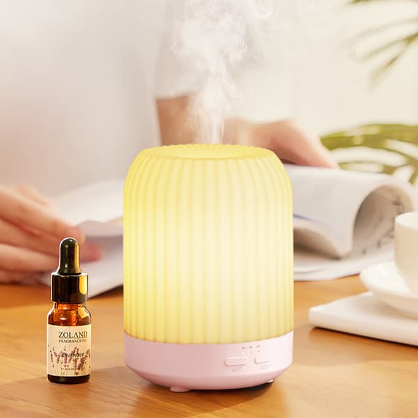 Eterisk Olje Diffuser Elektrisk Aromaterapi Olje Diffuser 250ml Keramisk Aroma Duft Diffuser & Luftfukter for Hjem Kontor Søvn