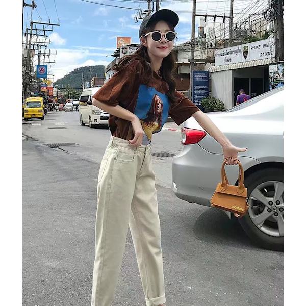 Women WarDeniPantHigWaisStraighLeStretch Aprico2 26
