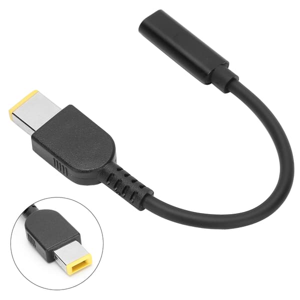 Lenovo Typ C Hona till DC 11x5.0mm Hane Strömadapter Kabel 17cm