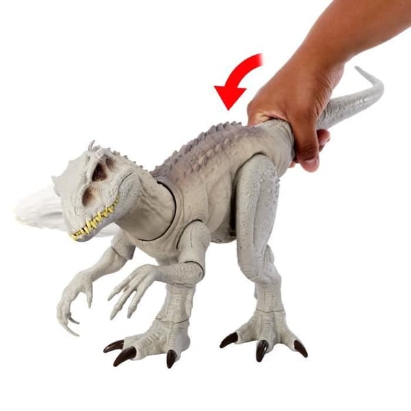 Figuuri Indominus Rex Camouflage - Mattel - HNT63 - Dinosaurus Jurassic World Monivärinen Grå Plast