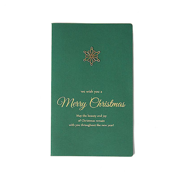 10 st metallpapper bronzing gratulationskort jul C