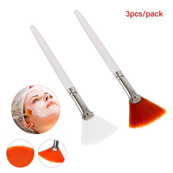 3/4 st Makeup Tools DIY Mask Brush Set Mjuk applikatorborste WT3