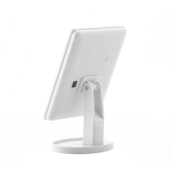 Justerbart make-up spejl med LED white